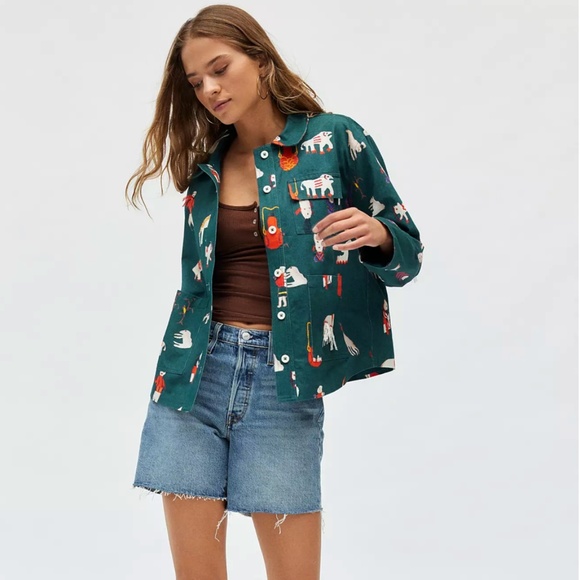 Kimchi Blue Urban Outfitters Craft Coat NWT. Sz. M - Picture 1 of 3